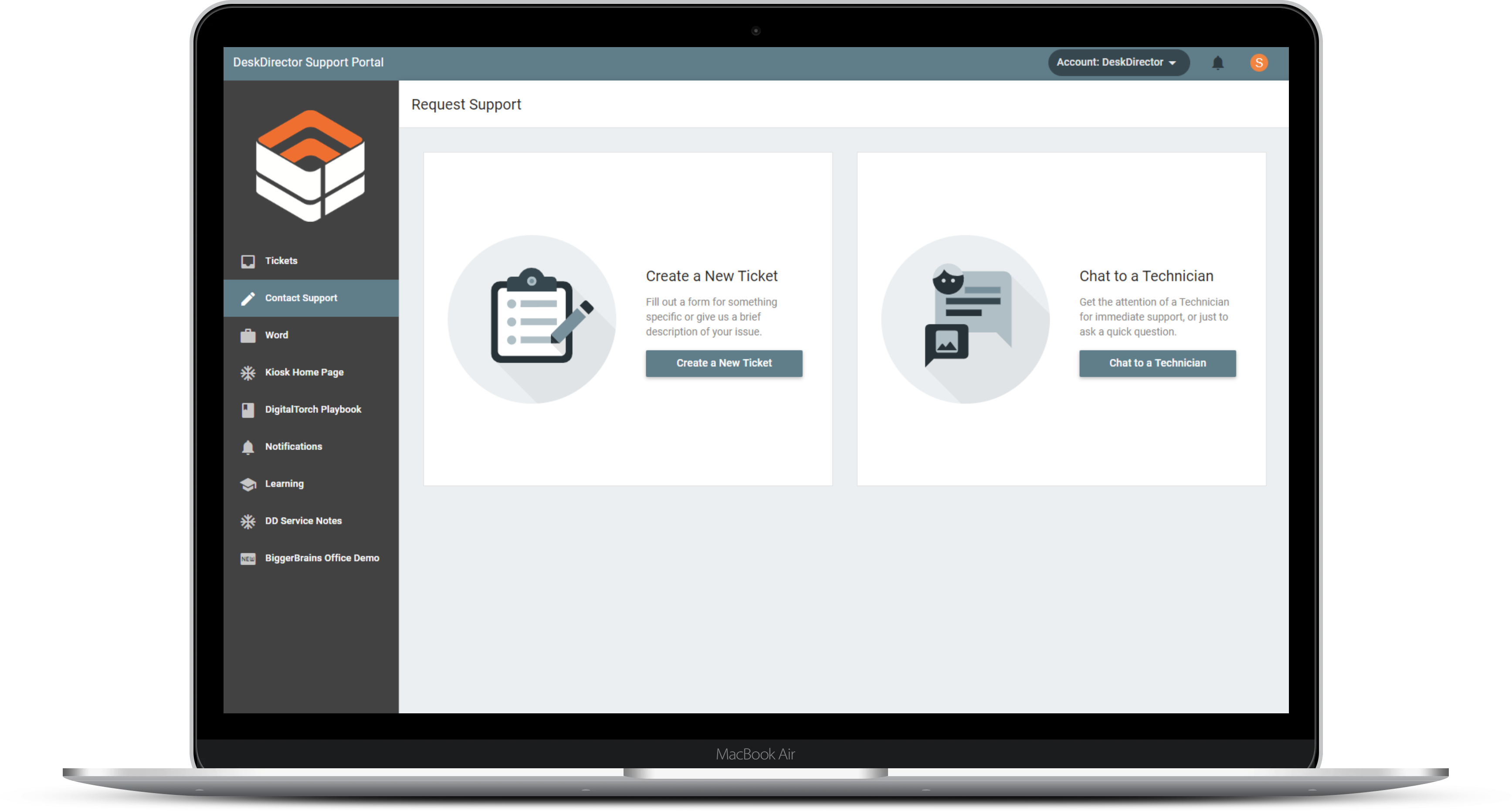 DDPortal-on-laptop