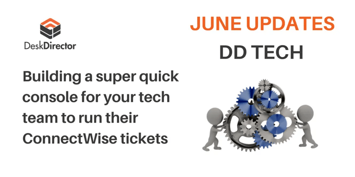 Building a super quick console to manage your ConnectWise tickets