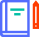 Upload educational content icon