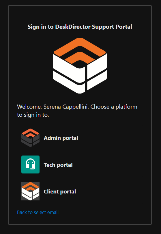 Single Sign-In Page